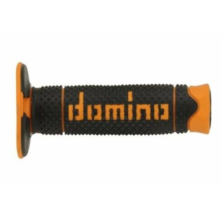 Puños off road DOMINO DSH negro/naranja A26041C4540- motoscamaralweb.c