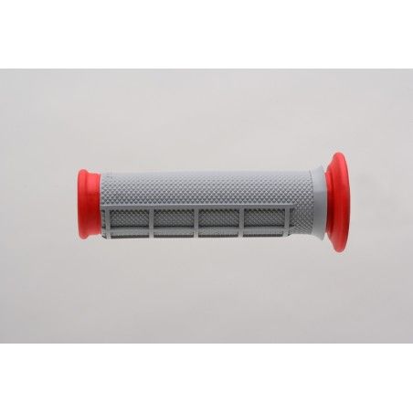 Puños Renthal Dual ATV full diamond rojo G169 - motoscamaralweb.com