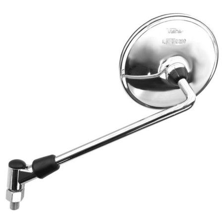 Retrovisor ambos lados universal V PARTS M10 x 1.25 rosca derecha cromado - motoscamaralweb.com