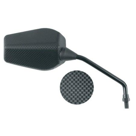 Retrovisor derecho VICMA tipo OEM carbono - Carbon Derbi Senda - motoscamaralweb.com