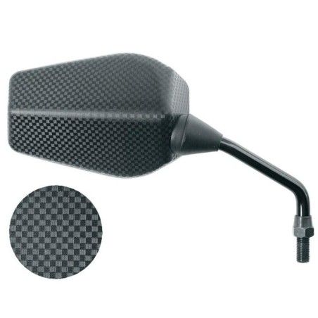 Retrovisor derecho VICMA universal - C/Fiber M10/125 (Sustituye E694) - motoscamaralweb.com