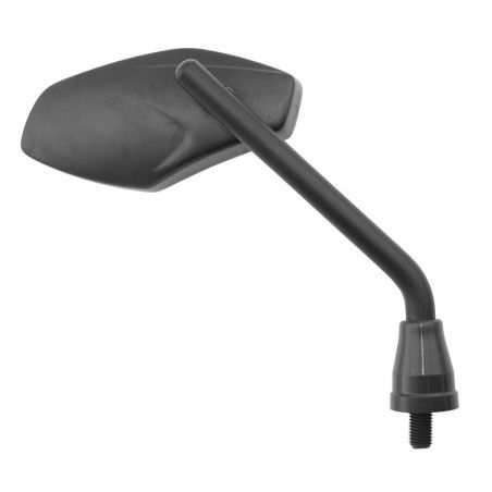 Retrovisor derecho universal V PARTS romboide negro - motoscamaralweb.com
