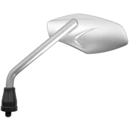 Retrovisor izquierdo universal V PARTS romboide gris - motoscamaralweb.com