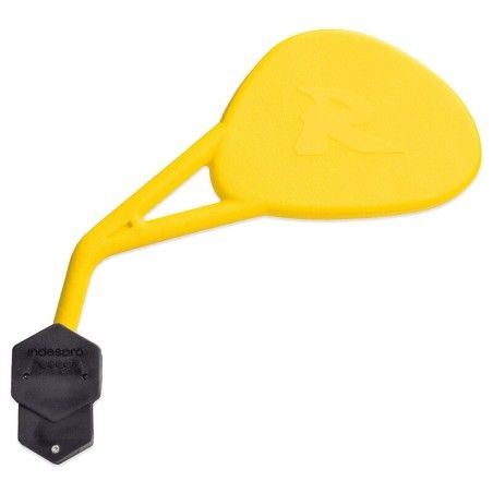 Retrovisor izquierdo universal V PARTS Enduro R (homologado) con brida amarillo - motoscamaralweb.com