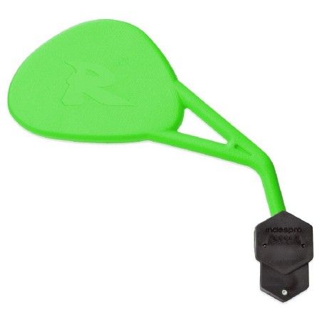 Retrovisor derecho universal V PARTS Enduro R (homologado) con brida verde - motoscamaralweb.com