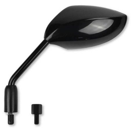 Retrovisor izquierdo universal V PARTS con adaptadores - motoscamaralweb.com