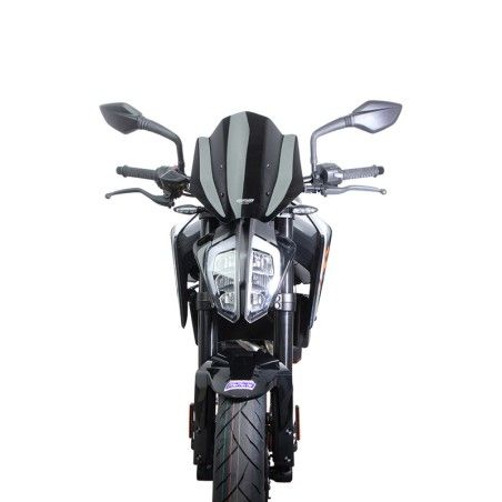Pantalla MRA Racing Duke 790. negro - motoscamaralweb.com