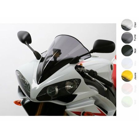 Pantalla MRA Racing transparente. Yamaha YZF R1 2007 - motoscamaralweb.com