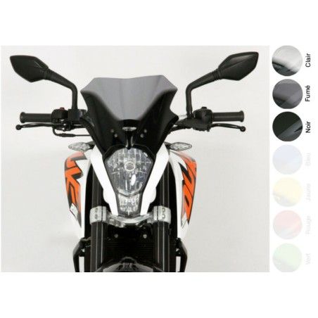 Pantalla MRA Racing. negro. Duke125/200/390 11-14 - motoscamaralweb.com