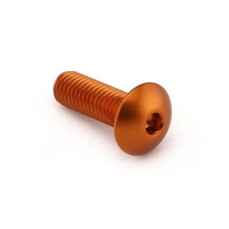Tornillo Aluminio Pro-Bolt cabeza alomada M8 x (1.25mm) x 25mm LFB825O Naranja - motoscamaralweb.com