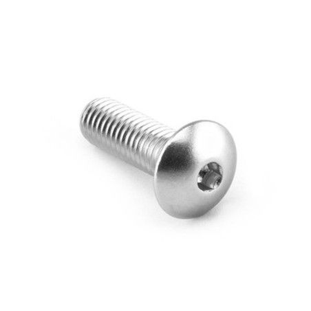 Tornillo Aluminio Pro-Bolt cabeza alomada M8 x (1.25mm) x 25mm LFB825S Plata - motoscamaralweb.com