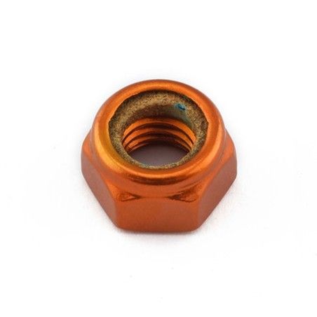 Tuerca Aluminio Pro-Bolt autoblocante M8 LNYN8O Naranja - motoscamaralweb.com