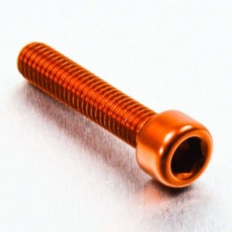 Tornillo de Aluminio Pro-bolt cabeza cilíndrica M6 x (1.00mm) x 30mm naranja LPB630O - motoscamaralweb.com