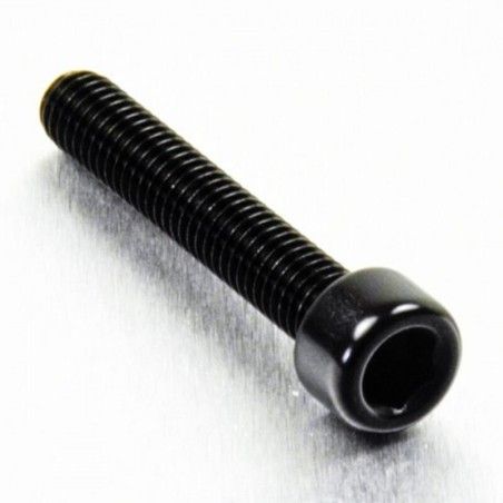 Tornillo de Aluminio Pro-bolt cabeza cilíndrica M6 x (1.00mm) x 35mm negro LPB635BK - motoscamaralweb.com