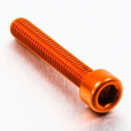 Tornillo de Aluminio Pro-bolt cabeza cilíndrica M6 x (1.00mm) x 35mm naranja LPB635R - motoscamaralweb.com
