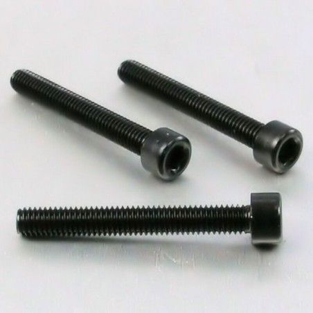 Tornillo de Aluminio Pro-bolt cabeza cilíndrica M6 x (1.00mm) x 45mm negro LPB645BK - motoscamaralweb.com