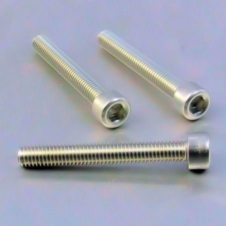 Tornillo de Aluminio Pro-bolt cabeza cilíndrica M6 x (1.00mm) x 45mm plata LPB645S - motoscamaralweb.com