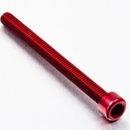 Tornillo de Aluminio Pro-bolt cabeza cilíndrica M6 x (1.00mm) x 70mm rojo LPB670R - motoscamaralweb.com