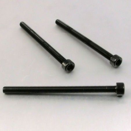 Tornillo de Aluminio Pro-bolt cabeza cilíndrica M6 x (1.00mm) x 85mm negro LPB685BK - motoscamaralweb.com