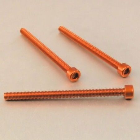 Tornillo de Aluminio Pro-bolt cabeza cilíndrica M6 x (1.00mm) x 85mm naranja LPB685R - motoscamaralweb.com