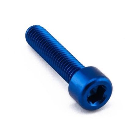 Tornillo Aluminio Pro-bolt cabeza cilíndrica M8 x (1.25mm) x 35mm LPB835B Azul - motoscamaralweb.com