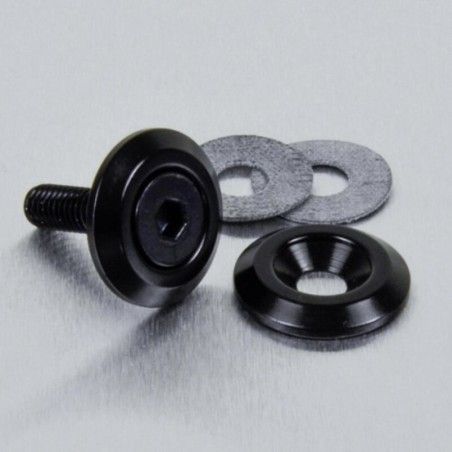 Arandela de Aluminio avellanada M6 negro LWAC6-19BK - motoscamaralweb.com