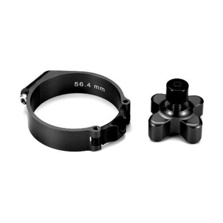 Sistema de salida rápida V PARTS negro Honda Suzuki Kawasaki- motoscam