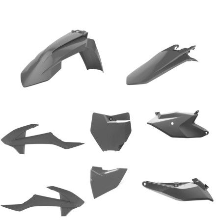 Kit de plástica POLISPORT - Gris/Gris - motoscamaralweb.com