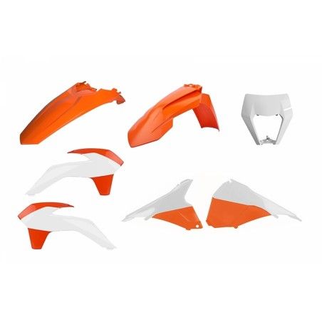 Kit plástica Enduro Polisport Restyling OEM color KTM EXC/EXC-F - motoscamaralweb.com