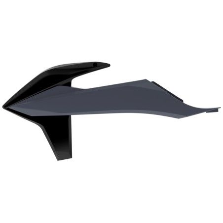 Aletines de radiador Polisport SX/SX-F 19 Negro / Gris Nardo Grey - motoscamaralweb.com