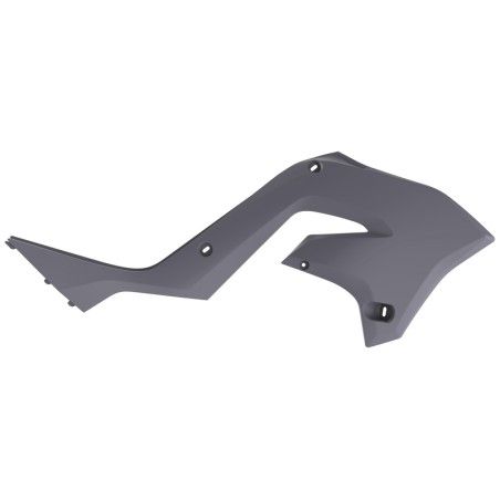Tapa de radiador Polisport. Nardo Grey KX125/250 - motoscamaralweb.com