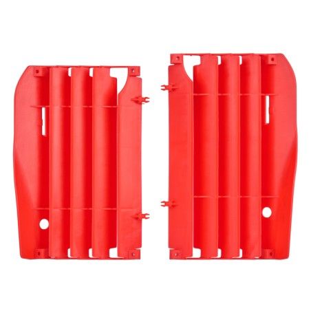 Aletines de radiador POLISPORT 8455700002 rojo Honda - motoscamaralweb.com