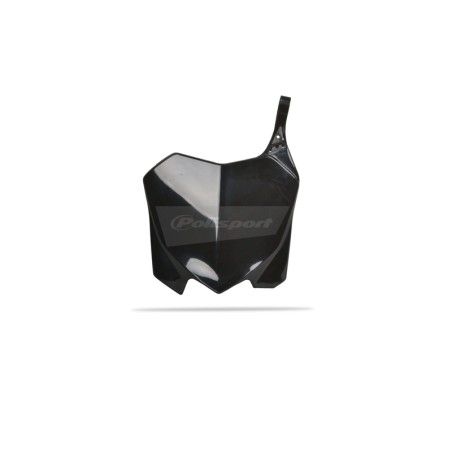 POLISPORT Front Number Plate Black Honda CRF250R/CRF450R - motoscamaralweb.com