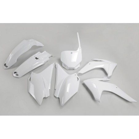 Kit plástica completo UFO Honda color blanco HOKIT118-041 - motoscamaralweb.com