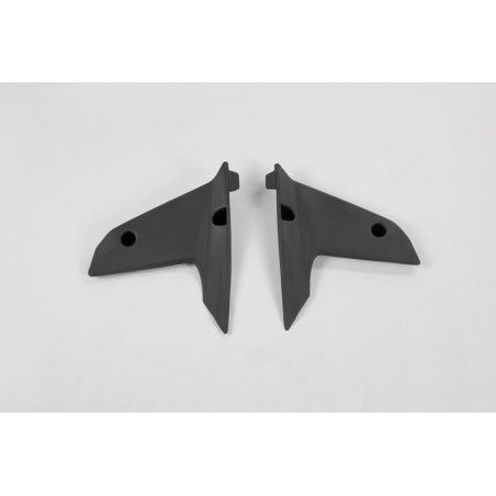 Plásticos laterales de radiador inferiores UFO Husqvarna negro HU03325-001 - motoscamaralweb.com