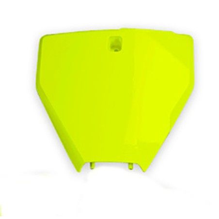 Portanúmeros delantero UFO Husqvarna amarillo fluor - motoscamaralweb.com