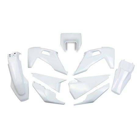 Kit plástica UFO blanco Husqvarna FE/TE - motoscamaralweb.com