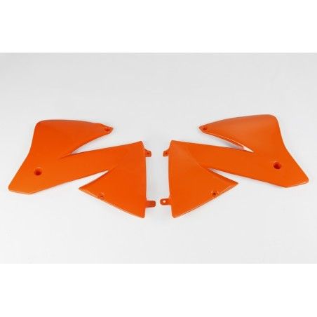 Plásticos laterales de radiador UFO KTM naranja KT03066-127 - motoscamaralweb.com