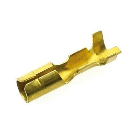 Bolsa de 10 terminales eléctricos faston hembra cilíndrico V PARTS - motoscamaralweb.com