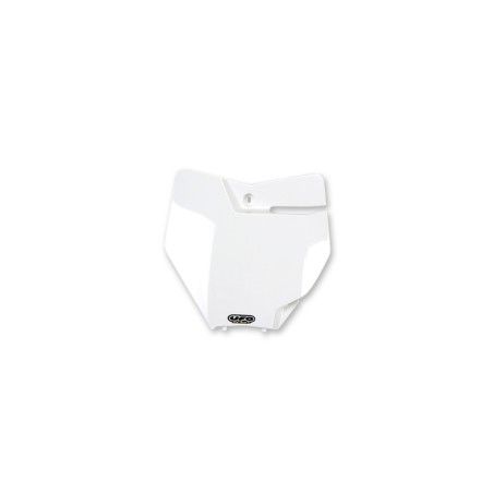 Portanúmeros delantero UFO KTM blanco KT04063-047 - motoscamaralweb.com