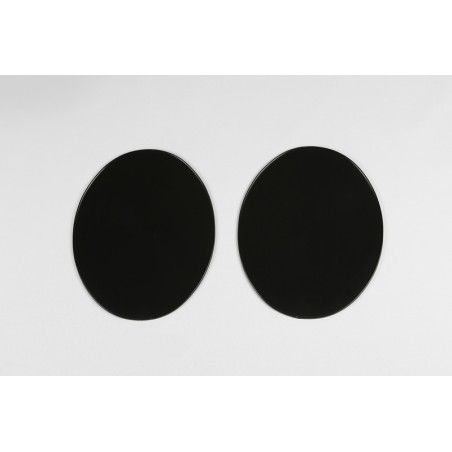 Portanúmeros universal UFO 2 pcs- (desde 1970) negro ME08048-K - motoscamaralweb.com