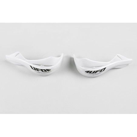 Recambio paramanos cerrado UFO alu handguards blanco PM01637-041 - motoscamaralweb.com