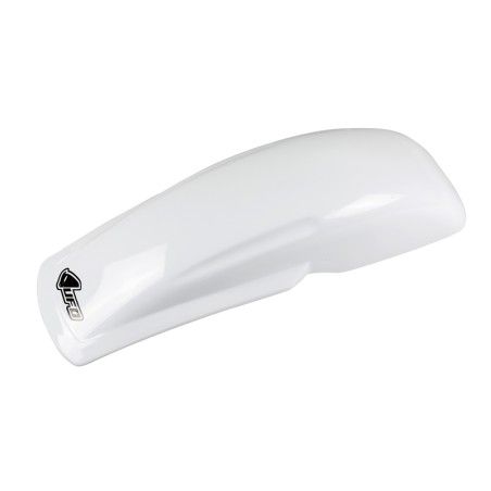 Guardabarros trasero universal UFO 125-250-500 cross-enduro blanco PP01109-041 - motoscamaralweb.com
