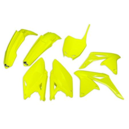 Kit plástica UFO amarillo fluor Suzuki RM-Z250 - motoscamaralweb.com