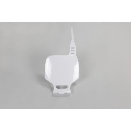 UFO Front Number Plate White YamahaYZ80/85 - motoscamaralweb.com