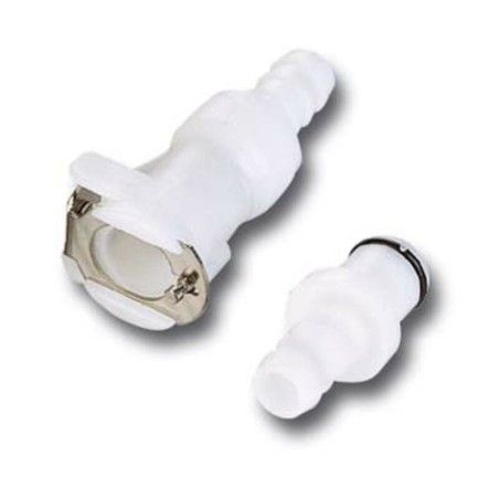 Enchufe rápido macarrón gasolina blanco MOTION PRO Ø6mm - motoscamaralweb.com
