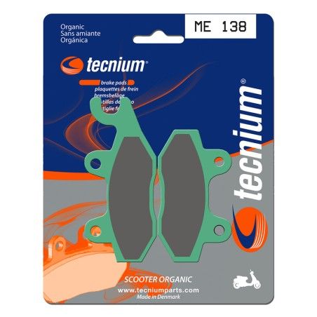 Pastillas de freno Tecnium Scooter orgánicas ME138 - motoscamaralweb.com