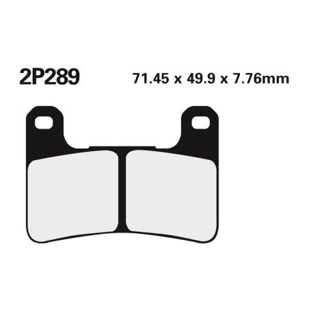 Juego pastillas de freno NISSIN 2P289ST Del. Z1000 10-15 - motoscamaralweb.com