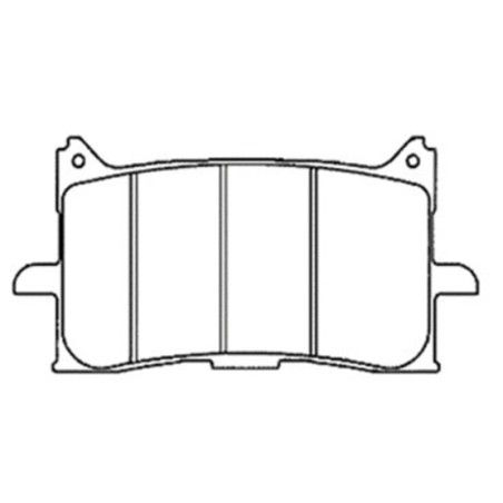 Juego pastillas de freno delanteras NISSIN Africa Twin 1000 83x39.7x8 - motoscamaralweb.com