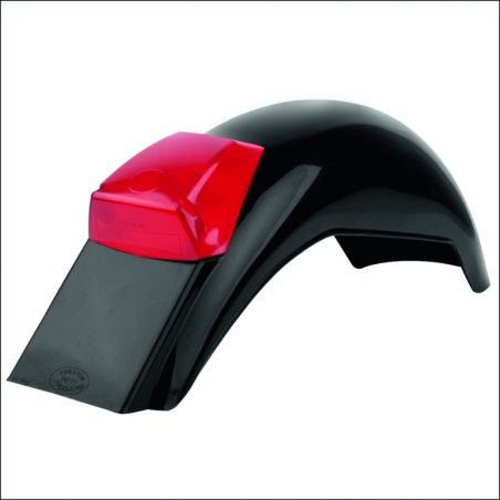 Guardabarros trasero Preston Petty vintage Muder Negro - motoscamaralweb.com